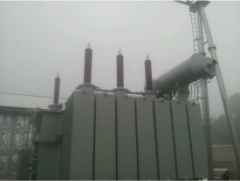 126kV變壓器套管在湖北宜昌安裝照片